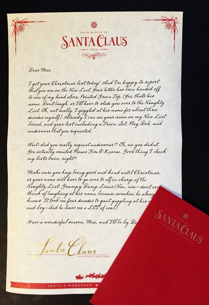 Santa's letter