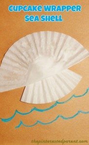 Cupcake Wrapper Sea Shell