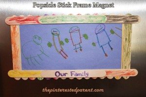 Popsicle Stick Frame Magnet