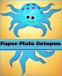 Paper Plate Octopus