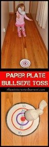 Paper Plate Bullseye Toss
