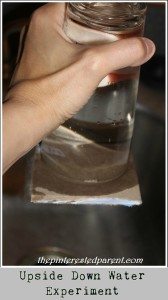 Upside Down Water Experiment