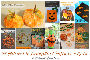 23 Adorable Pumpkin Crafts For Kids For The Fall