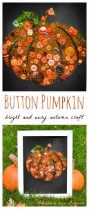 Button-Pumpkin-Autumn-Craft-for-Children