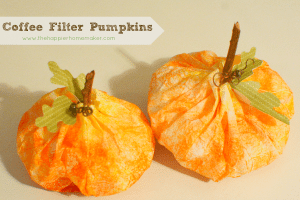 coffee-filter-Pumpkins