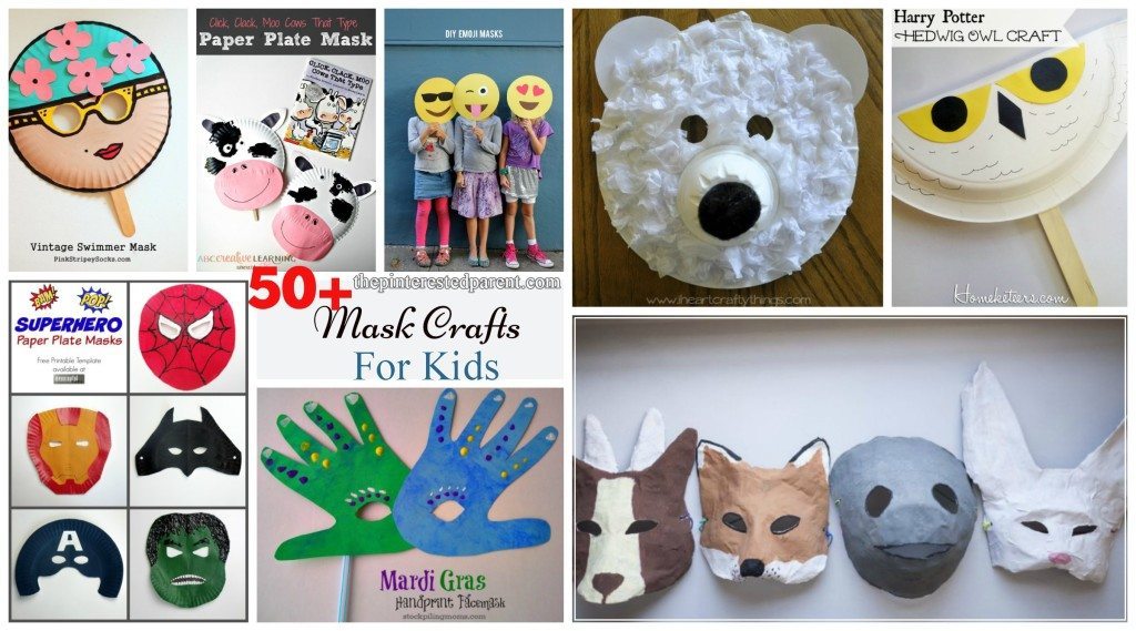 50 Mask Crafts for kids
