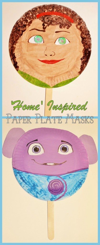 Home Inspired Paper Plate Masks