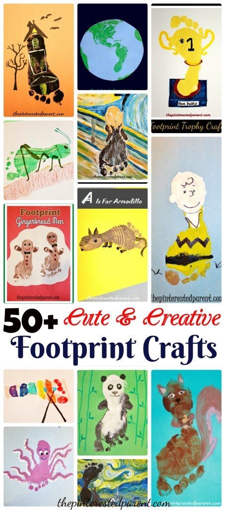 50+ Cute & Creative Kid's Footprint Crafts