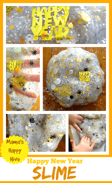 Happy New Year's Slime from Mama's Happy Hive