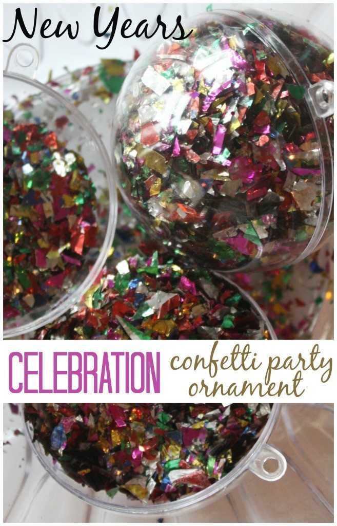 Confetti Ornaments from Little Bins For Little Hands
