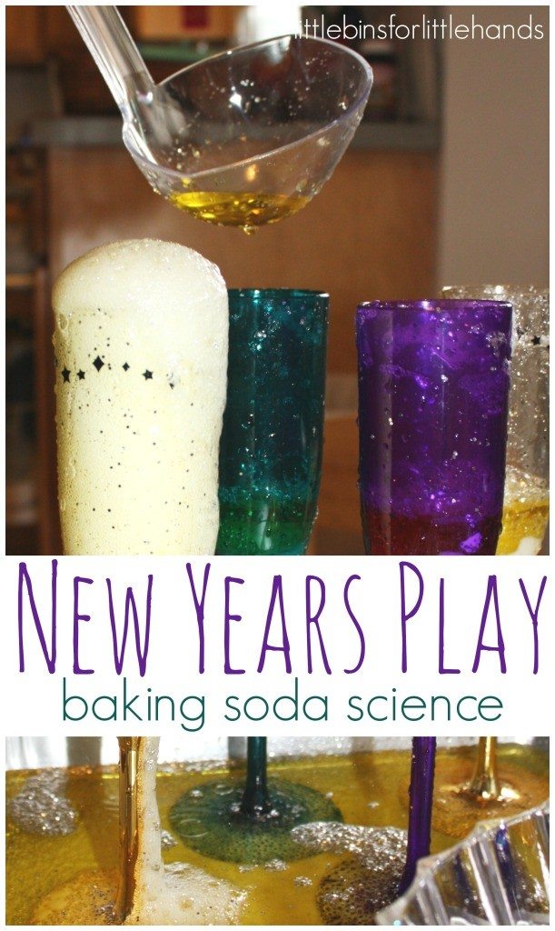 New Year's Fizzy Science from Little Bins For Little Hands