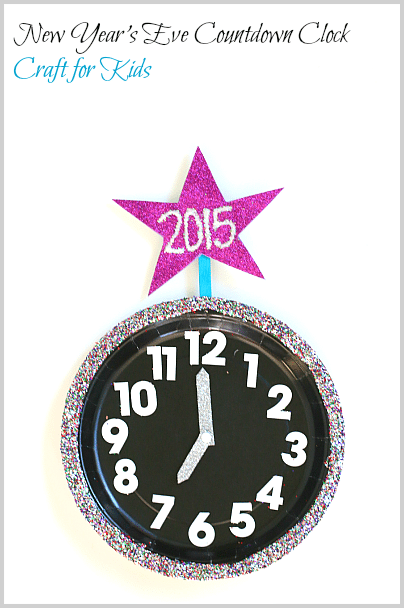 New Year's Eve Kid's Countdown Clock from Buggy and Buddy