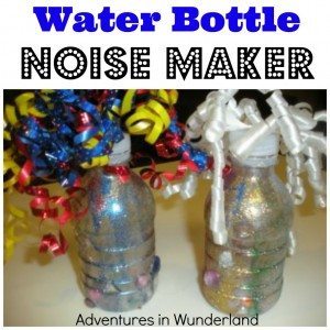 Water Bottle Noise Makers by Adventures in Wunderland