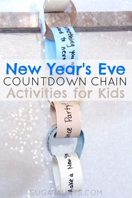New Year's Eve Countdown Chain from Sugar Aunts
