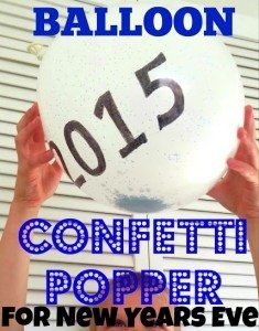 New Year's Confetti Poppers from Adventures In Wunderland