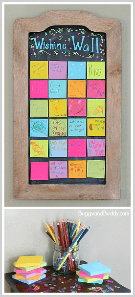 New Year's Wishing Wall by Buggy and Buddy