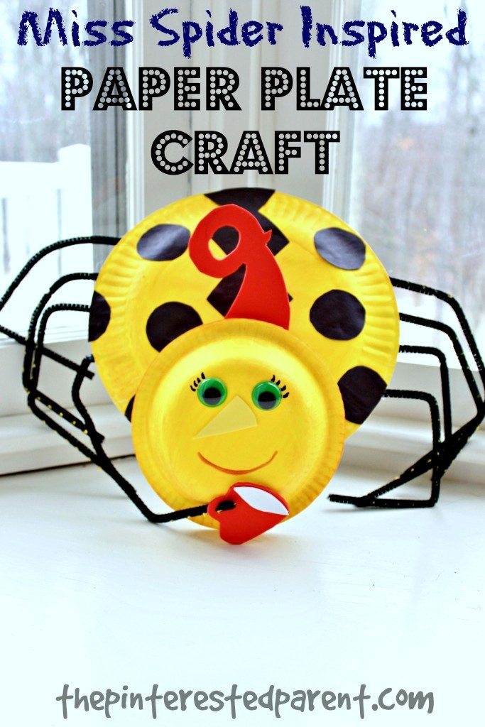 Miss Spider's Tea Party Inspired Paper Plate Craft For Kids