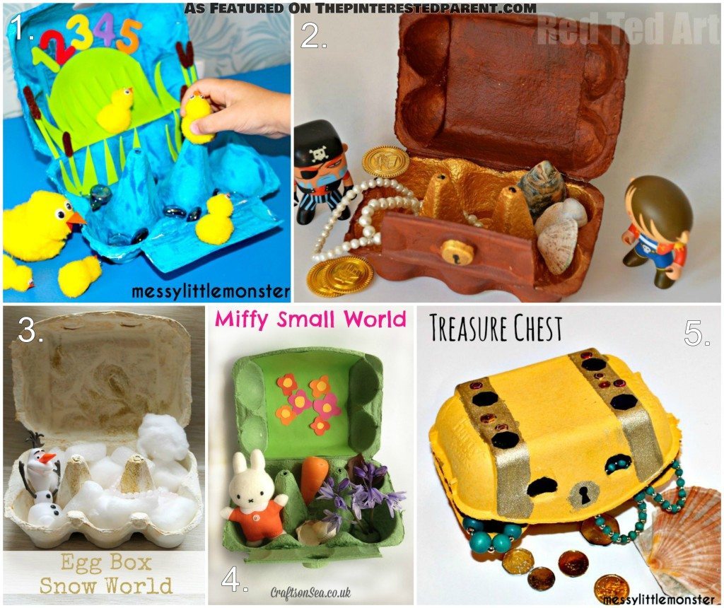 Egg Carton Play Worlds For Kids