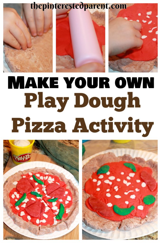 Build a Play Dough pizza activity. Play-doh food creations for kids