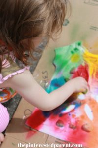 Nature Tie Dye Shirts . These t-shirt designs were made from rocks, leaves, twigs & other things found in nature. This is a fun spring or summer art activity & craft for kids or adults