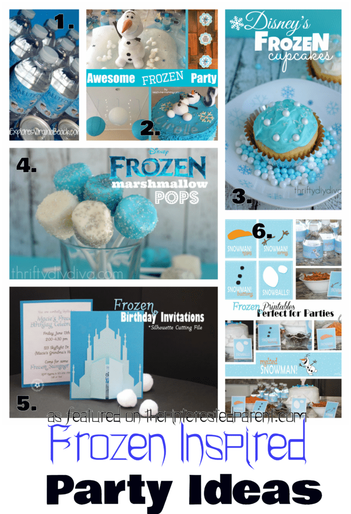 Frozen Inspired Birthday Party Ideas for kids. You little Elsa & Anna fans will love these ideas