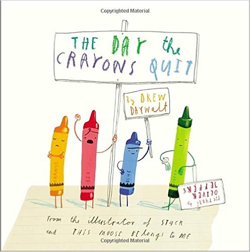The Day The Crayons Quit by Drew Daywalt - funny books for preschoolers
