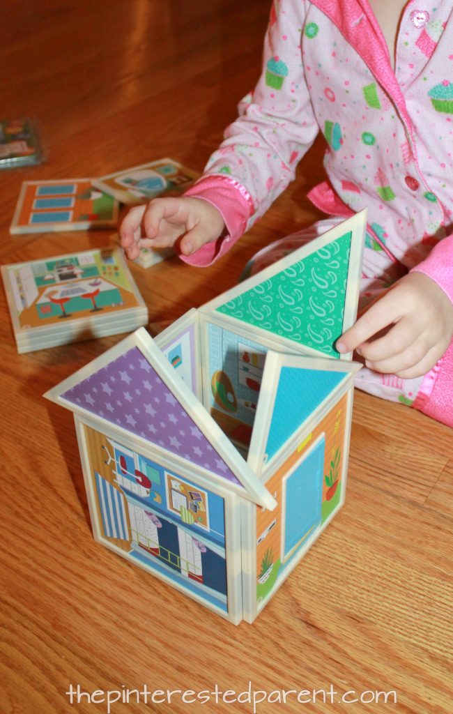 Imagine and Build Magnetic Dollhouse from Oriental Trading Company. This is a wonderful gift for a little engineer .