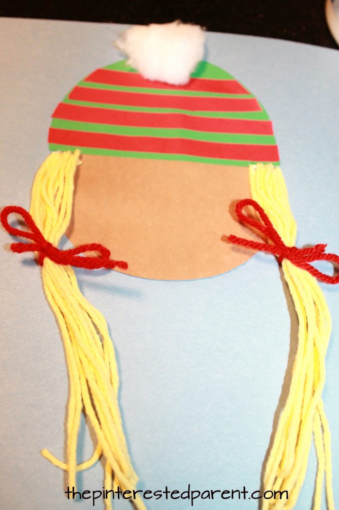 Make these adorable Christmas carolers with simple paper shapes. Holiday and winter arts and crafts for kids. Add yarn or cotton balls for extra embellishment for winter hats or scarves.