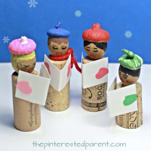 Shape Caroler Craft – The Pinterested Parent