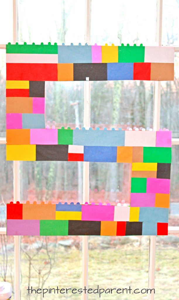Use construction paper to make a great Lego party decoration for a Lego themed birthday party for the kids. Arts and crafts