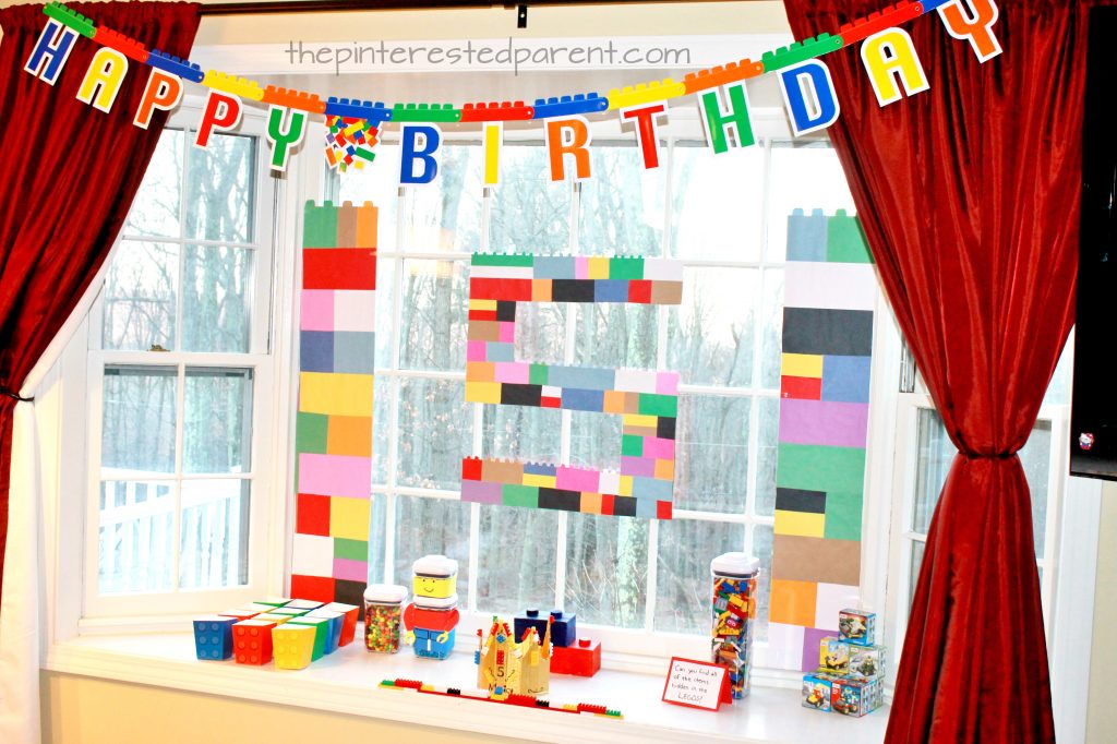 How to host a great Great Lego birthday party ideas for kids. decorations, food and activities. Kid's