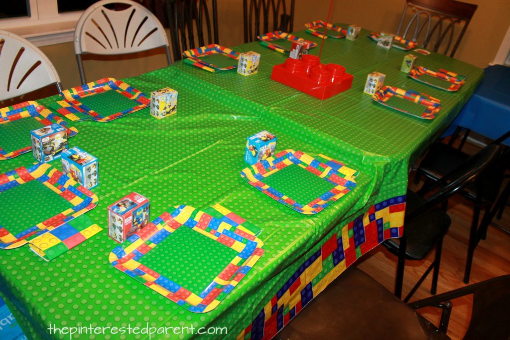 Lego themed birthday party ideas for kids