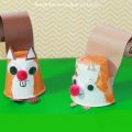 Dixie Cup Squirrel Craft - kid's arts and crafts - paper animals