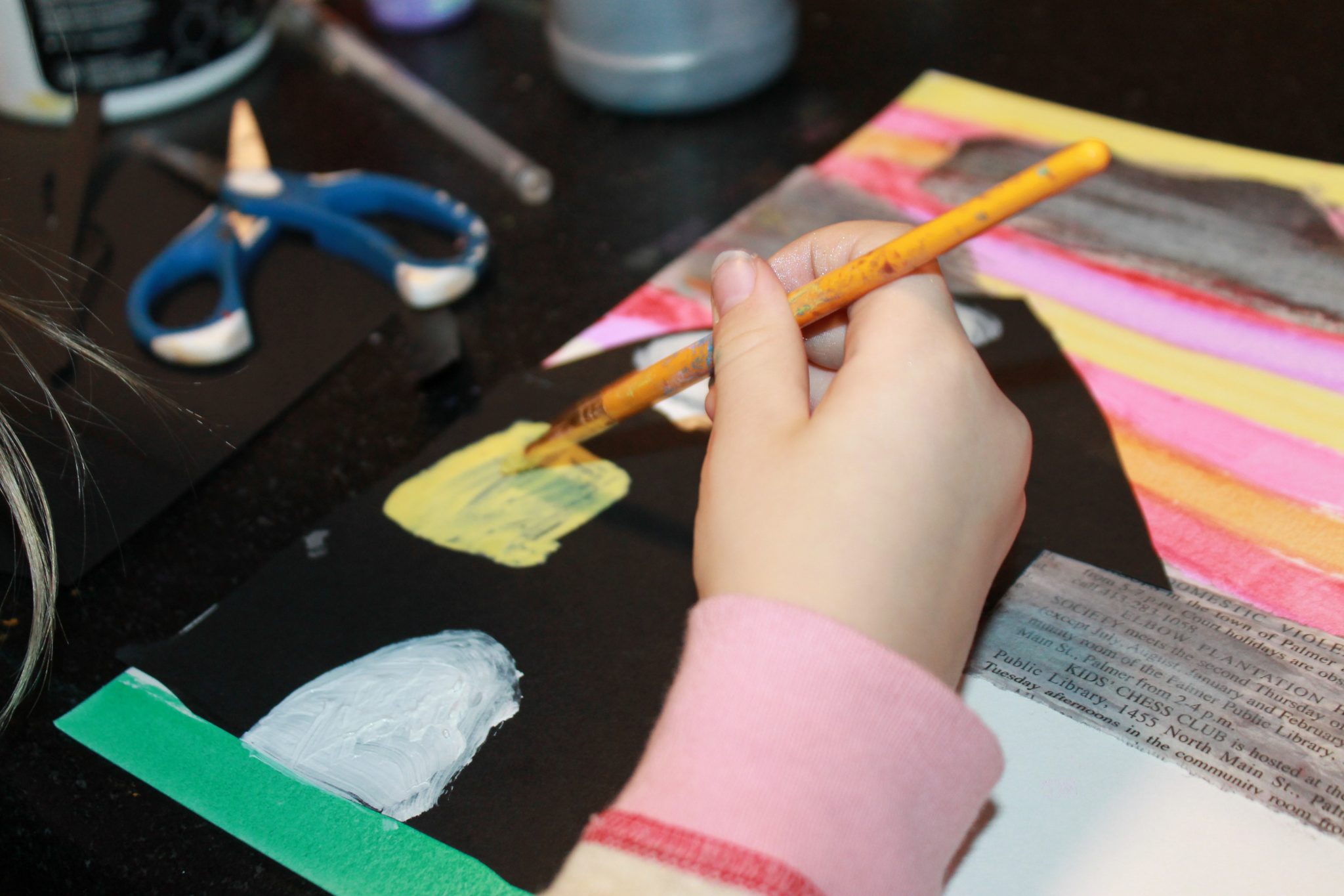 Mixed Media Haunted Houses – The Pinterested Parent