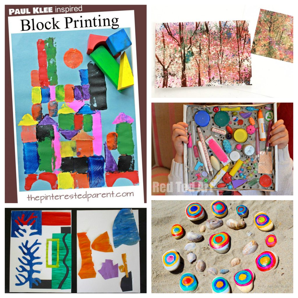 30 artist inspired art projects for kids. Arts & crafts inspired by famous artists
