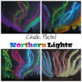 Chalk Pastel Northern Light Art for kids